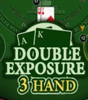 Blackjack 3 Hand Double Exposure